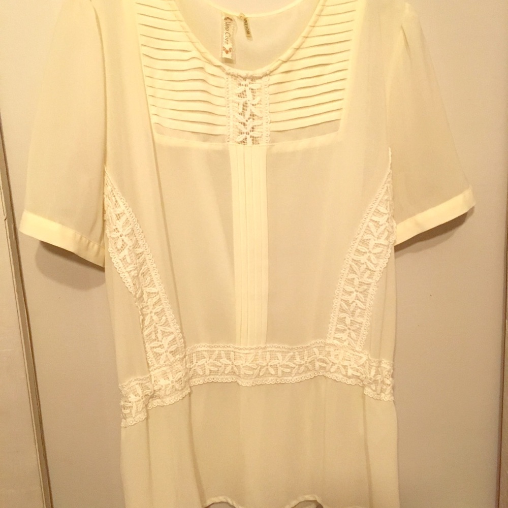 UNO CORE , BLOUSE LIGHT BEIGE COLOR SIZE L.